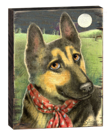 Spring Training Wooden Wall Art by Laura Seeley - Pets Dog and Cats Decor - 8511115B