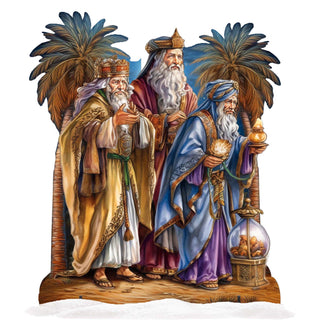 Three Wise Men Outdoor Decor by G. Debrekht - Nativity Holiday Decor - 8611040F