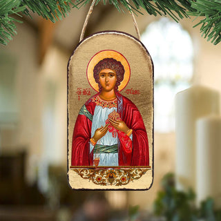 Saint Stephen Religious Orthodox Sacred Icon Ornament - Inspirational Icon Decor - 87056