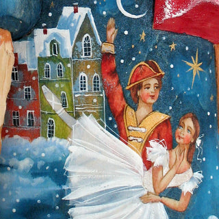 Nutcracker Ballet Santa Hand-Painted WOODCARVED Masterpiece by G. DeBrekht - Christmas Decor - 243201 *** PRE-ORDER - Handmade Just for You! ***