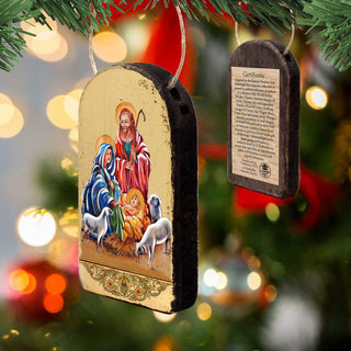Holy Family Religious Christian Sacred Icon Ornament - Inspirational Icon Decor - 87050