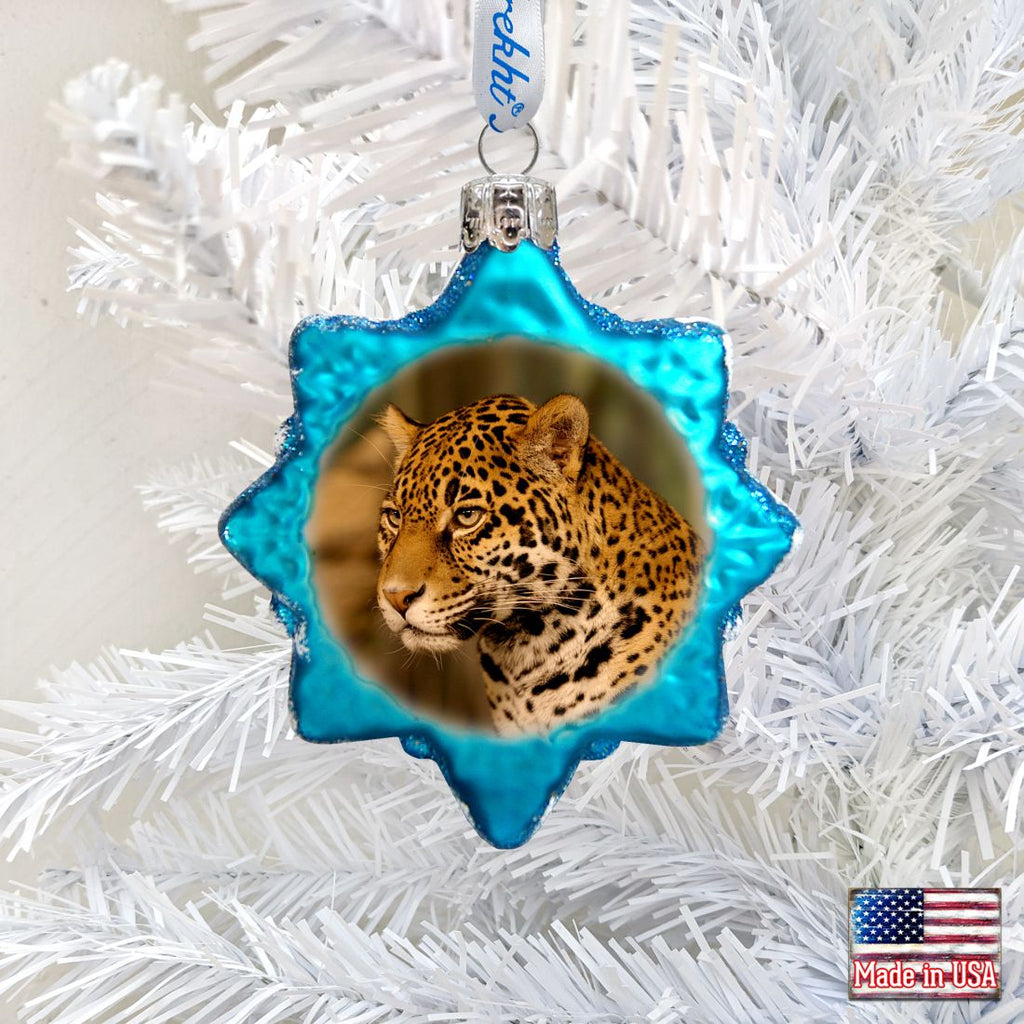 Cheetah Mercury Glass Ornament by G. DeBrekht - Wildlife Holiday Decor - 771041