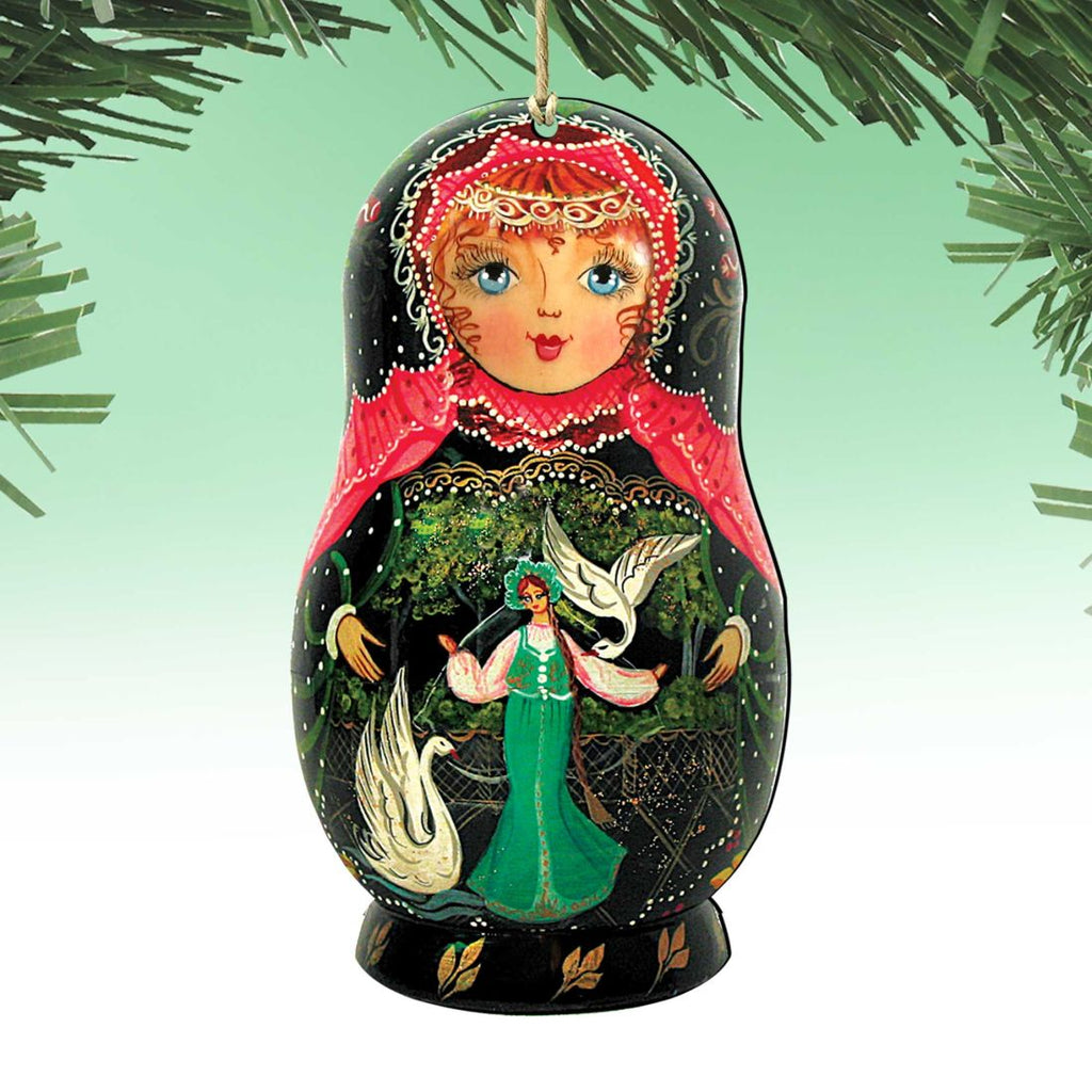 Nesting Doll Wooden Ornaments by G. DeBrekht - Christmas Decor - 8115990