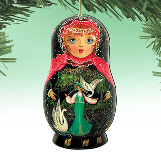 Nesting Doll Wooden Ornaments by G. DeBrekht - Christmas Decor - 8115990