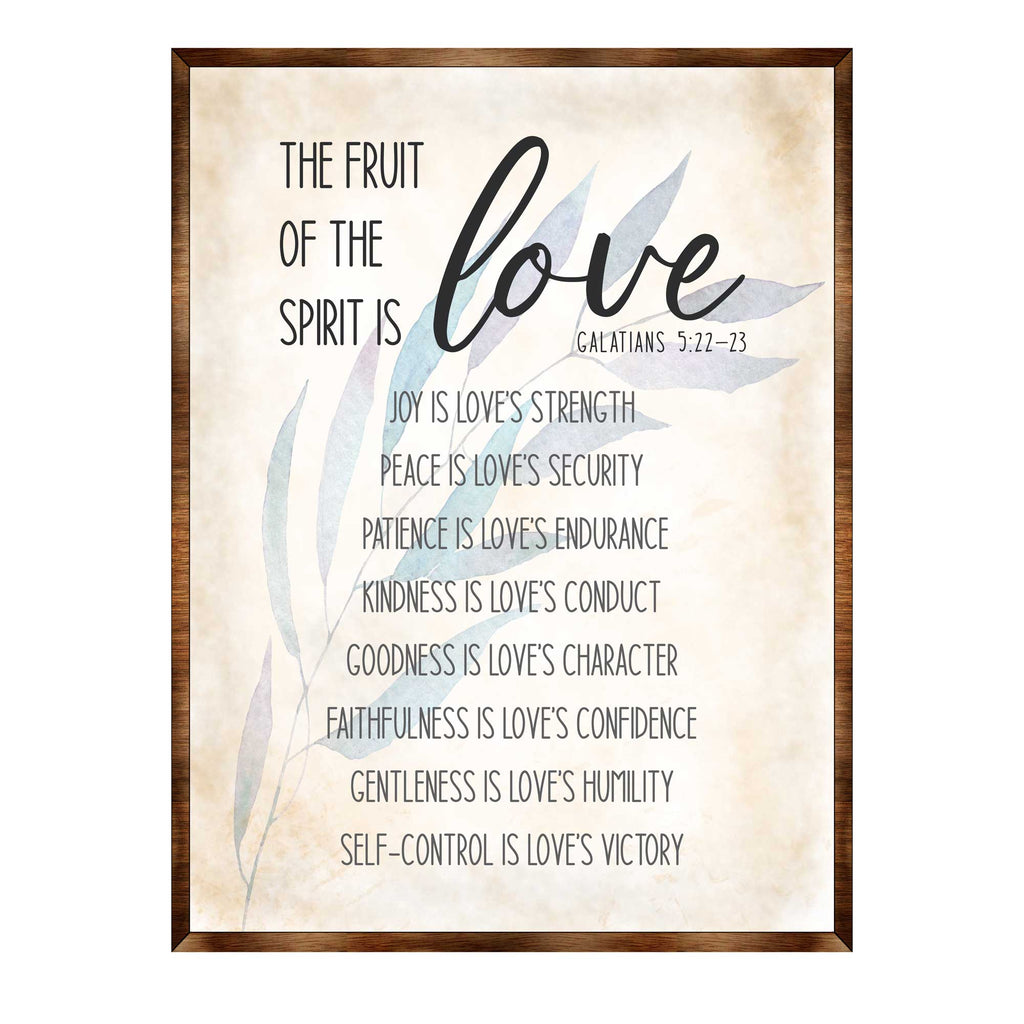 Fruit of the Spirit Sign - Wooden Christian sign - Verse sign - Galatians 5 22 - House warming gift - Bible sign - Scripture sign - 310347
