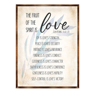 Fruit of the Spirit Sign - Wooden Christian sign - Verse sign - Galatians 5 22 - House warming gift - Bible sign - Scripture sign - 310347