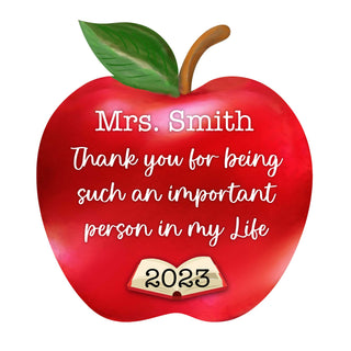 Personalized Teacher Gift - Teacher door hanger - Teacher Thank you Gift - Teacher Appreciation Gift - Unique Teacher Gifts - 8457612-P