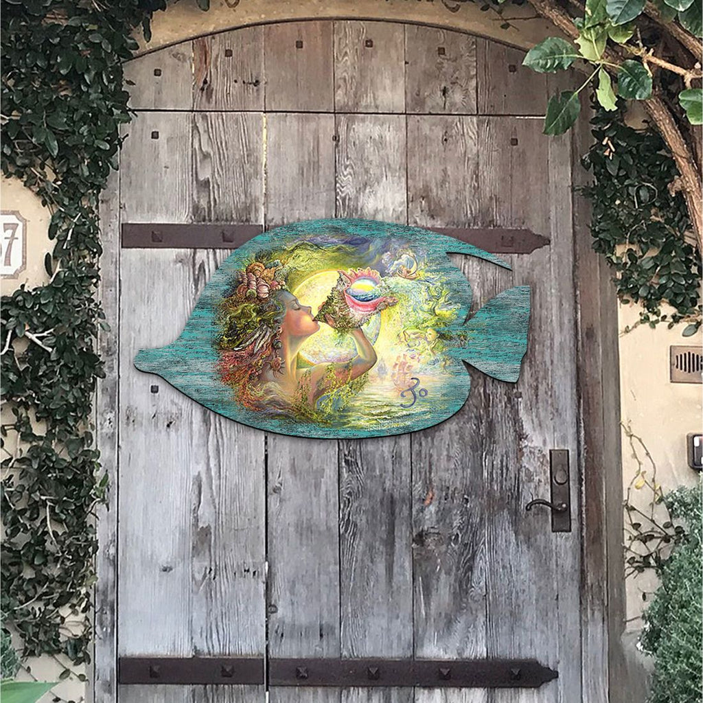 Call of the Sea Coastal Outdoor Decor by Josephine Wall - Coastal Sea-Life Decor - 845612F-JW