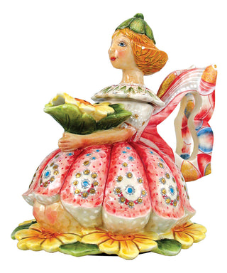 Ceramic Fairy Teapot, G.DeBrekht Limited Edition