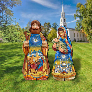 Night at Bethlehem Outdoor Nativity Set by G. DeBrekht - Nativity Holiday Decor - 8152654F-S2