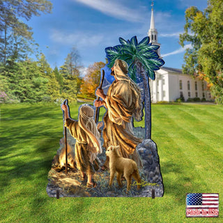 Shepherds Keeping Watch Nativity Outdoor Decor by D. Gelsinger - Nativity Holiday Decor - 8461023F-1838