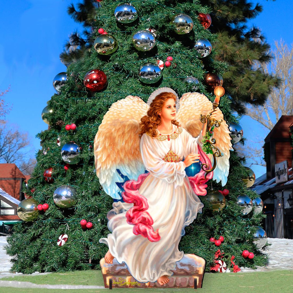 Angel of the Light Nativity Outdoor Decor by D. Gelsinger - Nativity Holiday Decor - 8461036F-1322