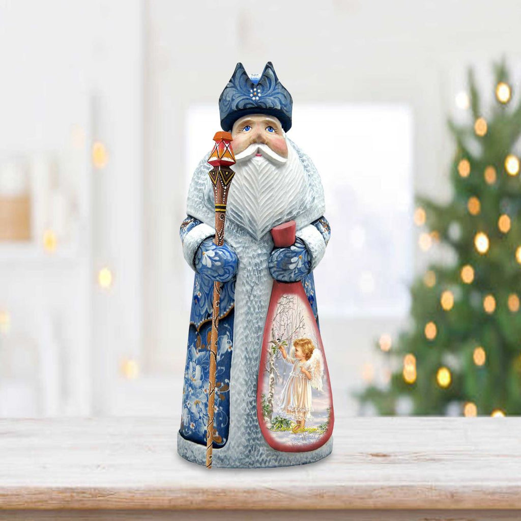 Little Winter Blessings Hand-Painted WOODCARVED Figurine by D. Gelsinger - Nativity Holiday Decor - 242101-1427