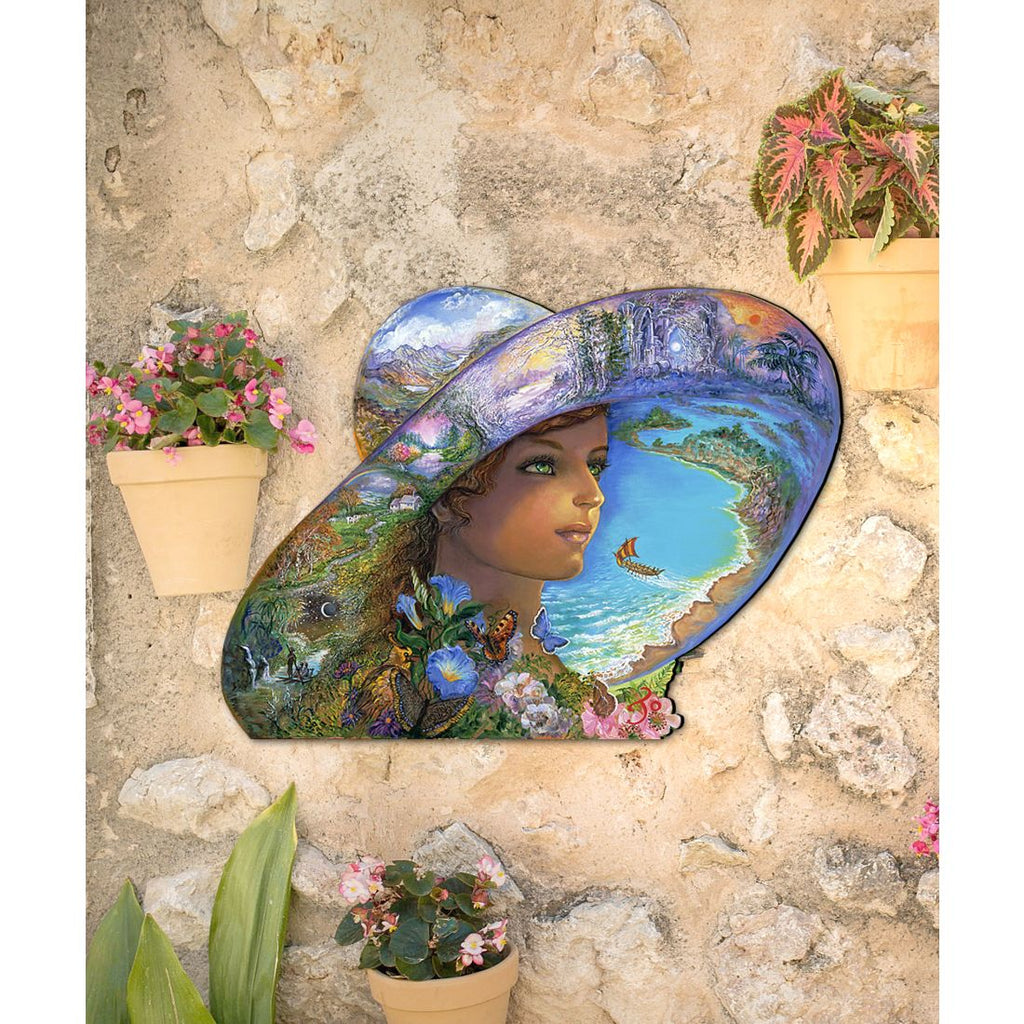 Hat of Timeless Places Wall Hanger by Josephine Wall - Christmas Decor - 845616H-JW