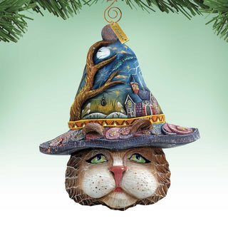 Halloween Cat Sculpted Ornament by G. DeBrekht - 621146