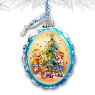 Joyful Traditions Mercury Glass Ornaments by G. Debrekht - Christmas Decor - 776036