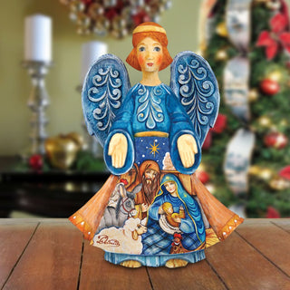 Nativity Angel Christmas Figurine by G. DeBrekht Nativity Holiday Decor - 552721