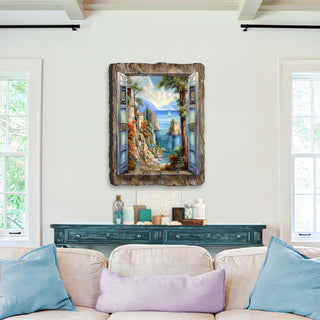 Mediterranean View Wall Art by G. DeBrekht Coastal Decor - 8492101W