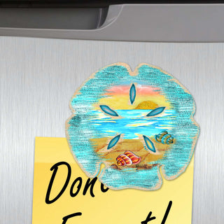 Coastal Decorative Eco Wood Magnets Set of 6 by G. Debrekht - Coastal Decor - 8090060G-S6