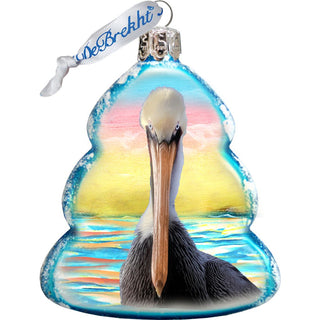 Seabirds Mercury Glass Ornaments Set of 3 by G. DeBrekht - Coastal Holiday Decor - 770123S3