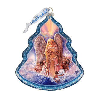 Angel of Piece Glass Ornament by Josephine Wall - Nativity Holiday Decor - 762-403-JW