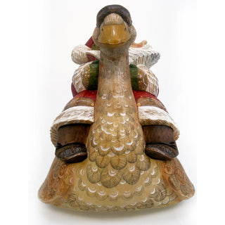 Santa on Goose Piggy Bank Box 8