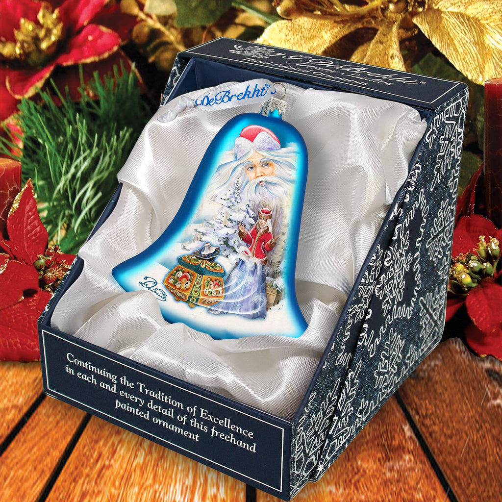 Father Frost Story Glass Ornament by G. DeBrekht - 752-004