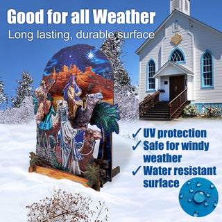 Journey of Three Kings Life Size Outdoor Nativity Scene 65