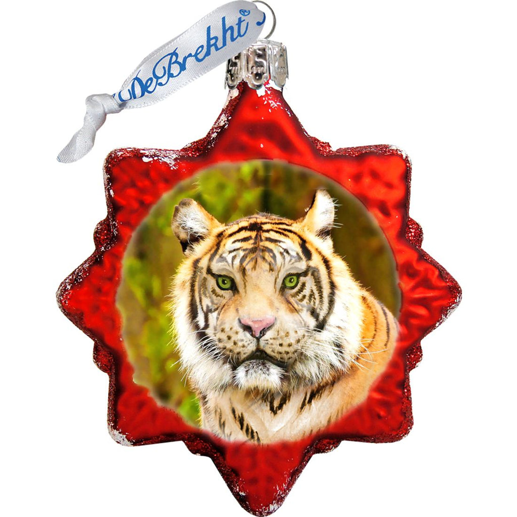 Safari Mercury Glass Ornaments Set of 3 by G. DeBrekht - Wildlife Holiday Decor - 770124S3