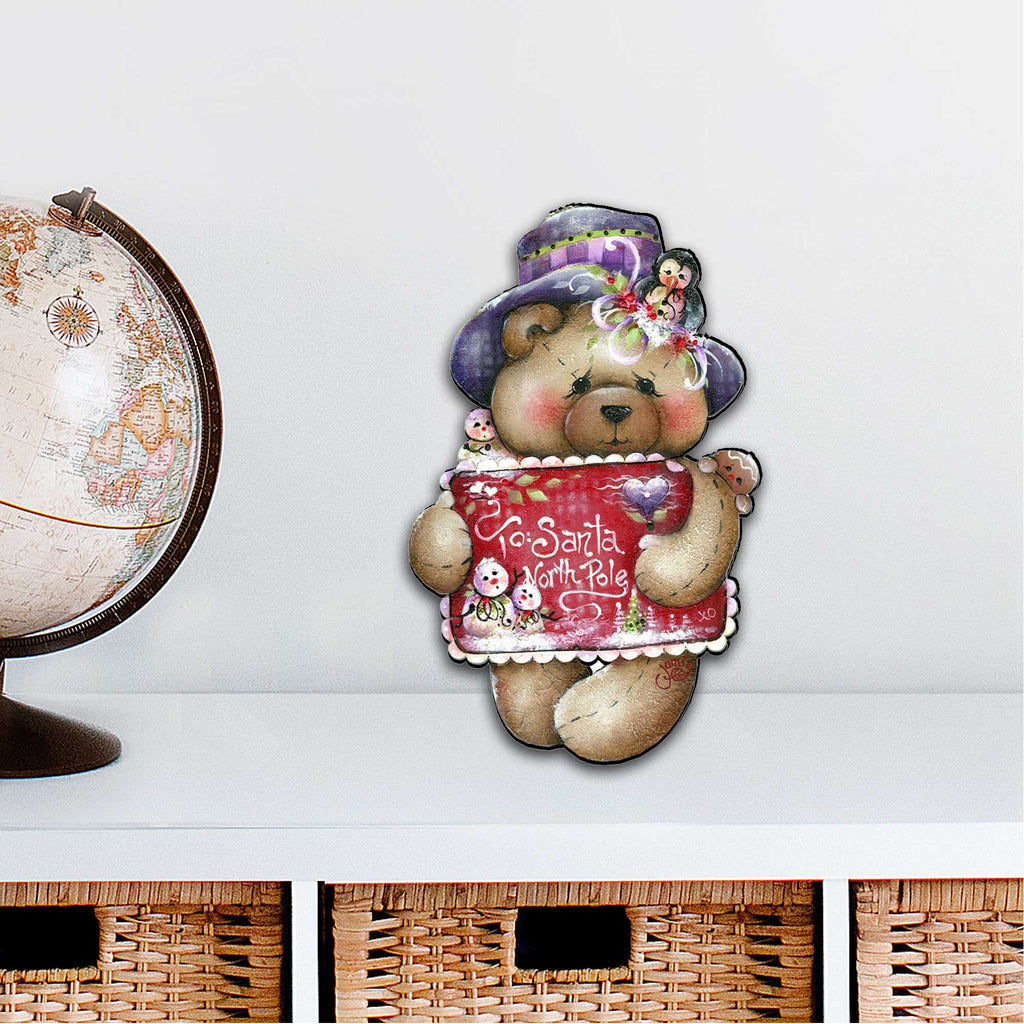 To Santa with Love Door Decor by Jamie Mills-Price - Christmas Decor - 8457510H