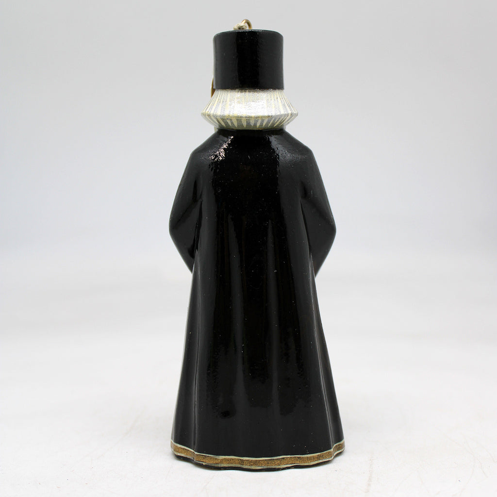 One-of-a-Kind Priest WOODCARVED Ornament 5.5x1.5x2