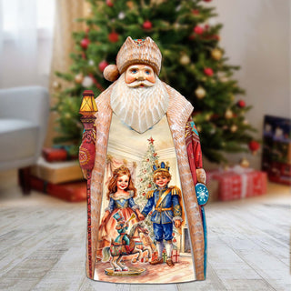 Nutcracker Magic Unveiled Santa Hand-Painted WOODCARVED Masterpiece by G. DeBrekht - Christmas Holiday Decor - 210238SE