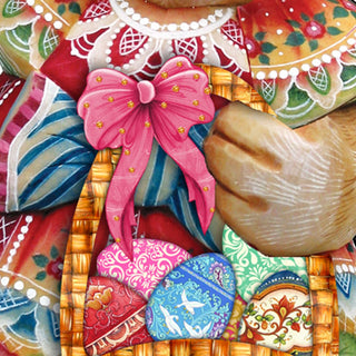 Mrs. Bunny Easter Face Easter Outdoor Scene by G. DeBrekht - Easter Spring Decor - 8154421-2F