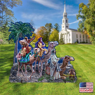 The Magic of Three Kings Nativity Outdoor Decor by D. Gelsinger - Nativity Holiday Decor - 8461022F-1810