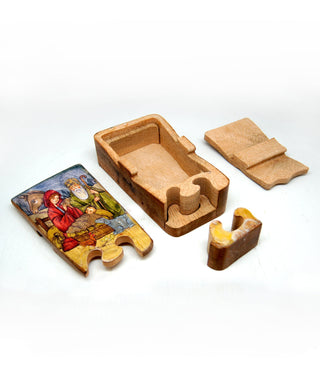 One-of-a-Kind Nativity Secret Puzzle Wooden Box 2