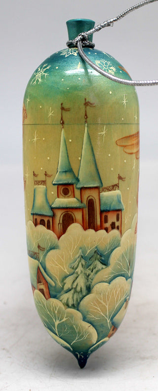 One of a Kind Ornaments - Handmade and Handpainted Wooden Figurine 2x2x6 by G. Debrekht Reserve