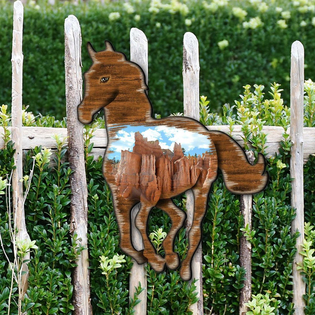 Horse Wildlife Outdoor Decor Large Ornament by G. DeBrekht - Wildlife Holiday Decor - 8198155-2M