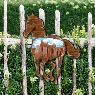 Horse Wildlife Outdoor Decor Large Ornament by G. DeBrekht - Wildlife Holiday Decor - 8198155-2M