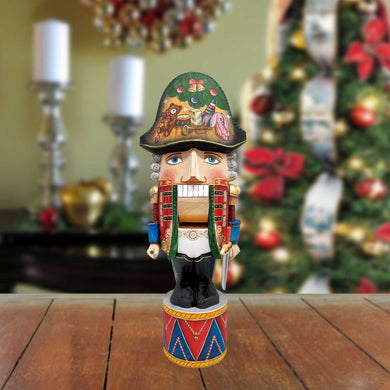Nutcracker Hand-Painted WOODCARVED Masterpiece by G. DeBrekht - Christmas Decor - 210010-3
