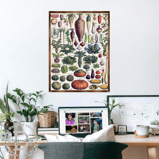 Root Vegetables Wall Decor - Kids room - ABC 123 Kids - Homeschool I Educational Poster - Art for kids - Vegetables - Classroom Decor 310226