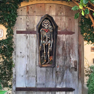 Skeleton Coffin Holiday Door Decor by G. DeBrekht - Halloween Decor - 8652797H