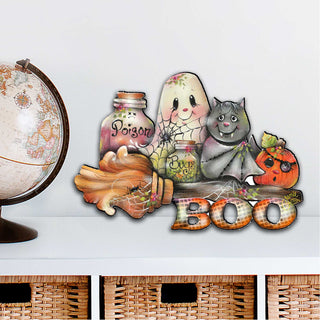 Brunhilda's Broom! Halloween Door Decor by Jamie Mills-Price - Thanksgiving Halloween Decor - 8457411H