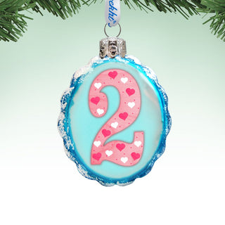 2 Mini Mercury Glass Ornaments by G. Debrekht - Love Family and Kids Decor - 770002