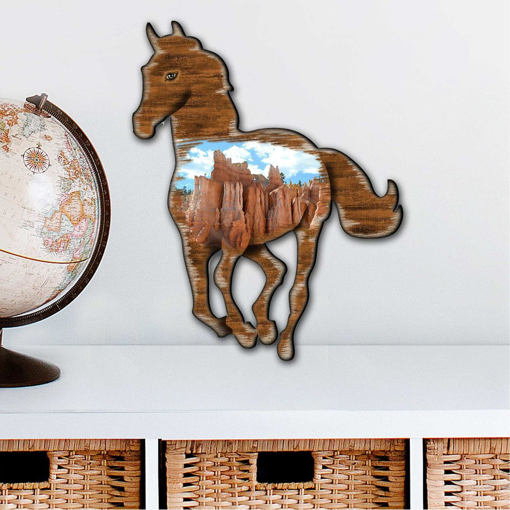 Horse Wildlife Outdoor Decor Large Ornament by G. DeBrekht - Wildlife Holiday Decor - 8198155-2M