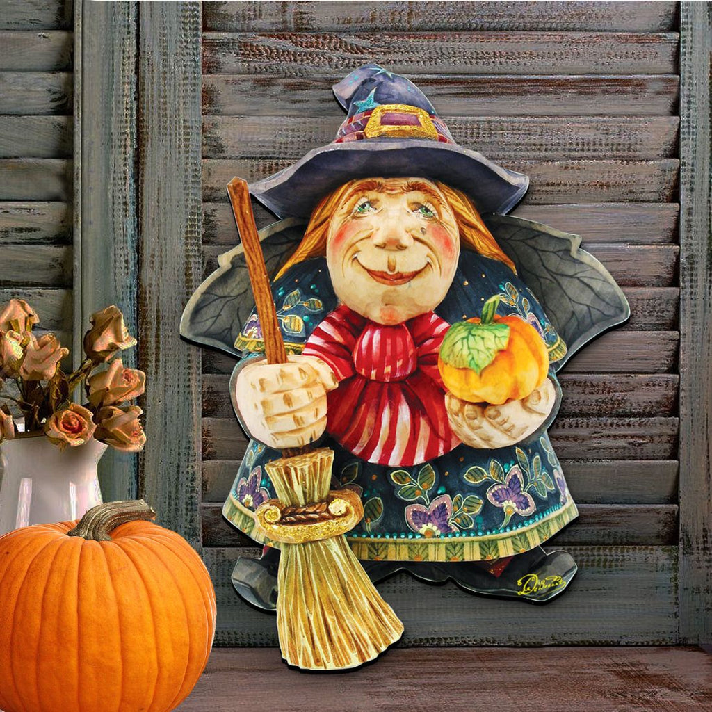 Witch Halloween Door Decor by G. DeBrekht - Thanksgiving Halloween Decor - 8158412H