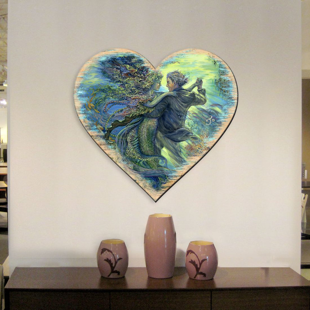 For The Love of Mermaid Coastal Outdoor Decor by Josephine Wall - Coastal Sea-Life Decor - 8472111F-JW