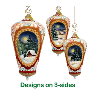 Winter Night Sculpted Ornament by G. DeBrekht - 621143