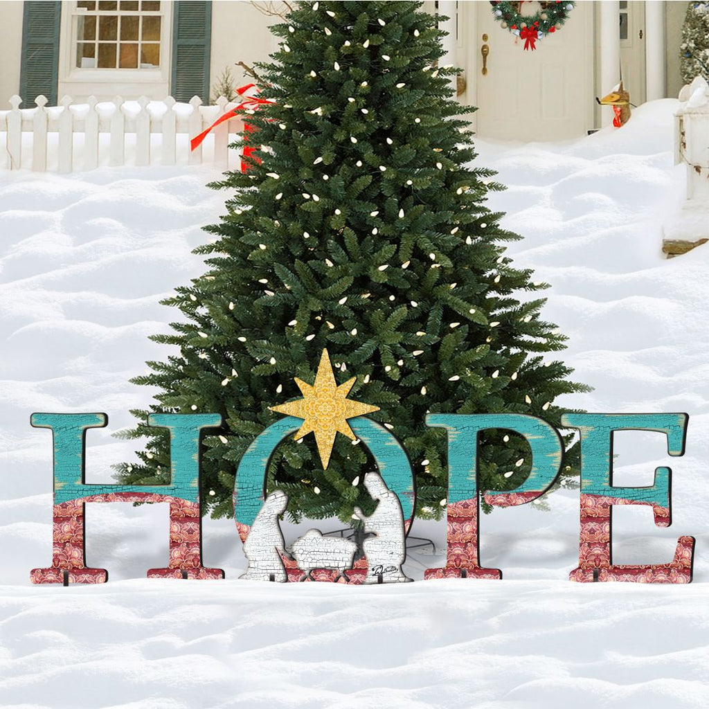 Hope Outdoor Nativity Set by G. DeBrekht - Nativity Holiday Decor - 8121460F-S4L