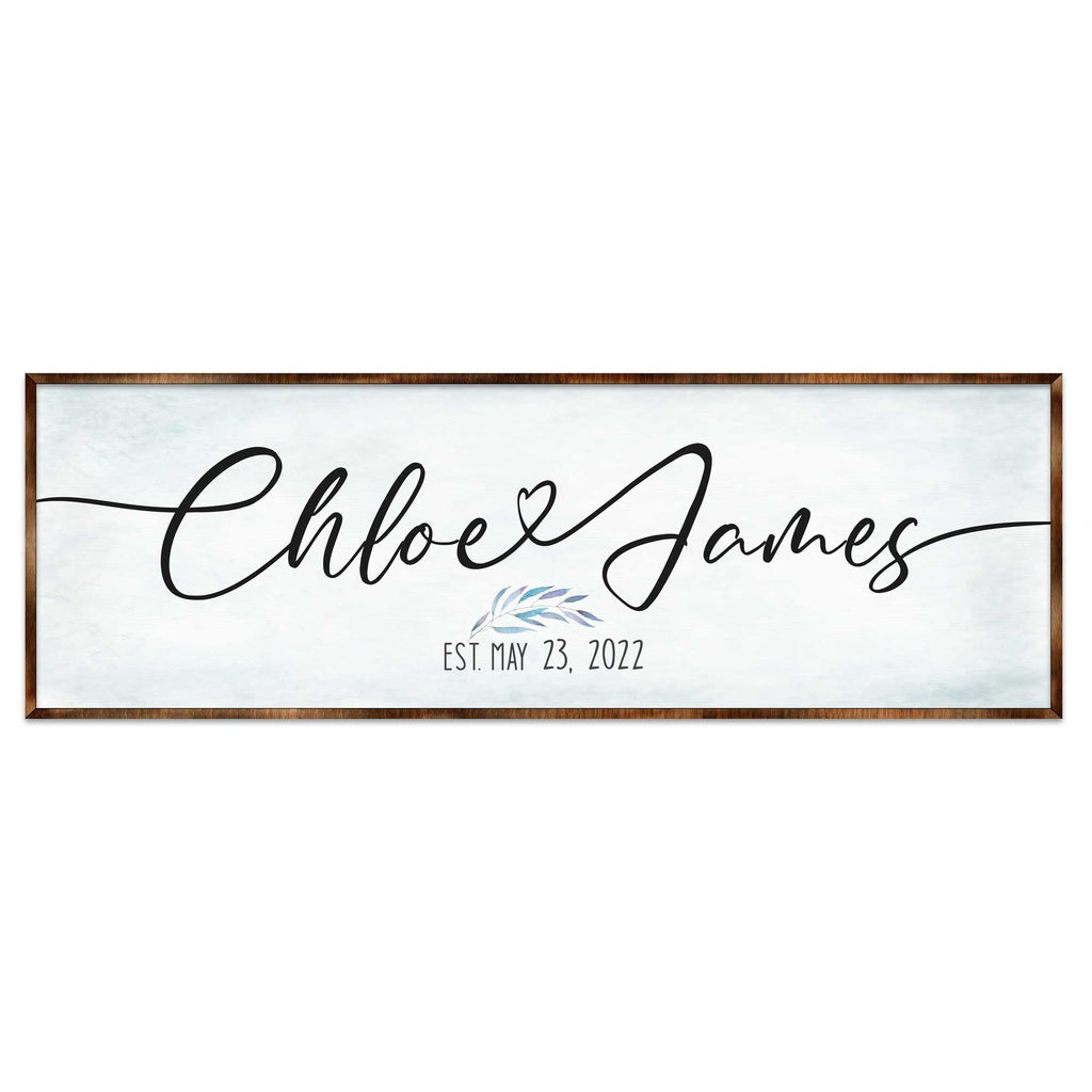 Personalized Family Names - Wooden Wedding Gift - Wall Art - Home Warming Gift - Anniversary Present - Contemporary Gift - Living Room Art - 310319