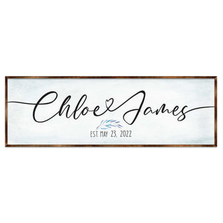 Personalized Family Names - Wooden Wedding Gift - Wall Art - Home Warming Gift - Anniversary Present - Contemporary Gift - Living Room Art - 310319